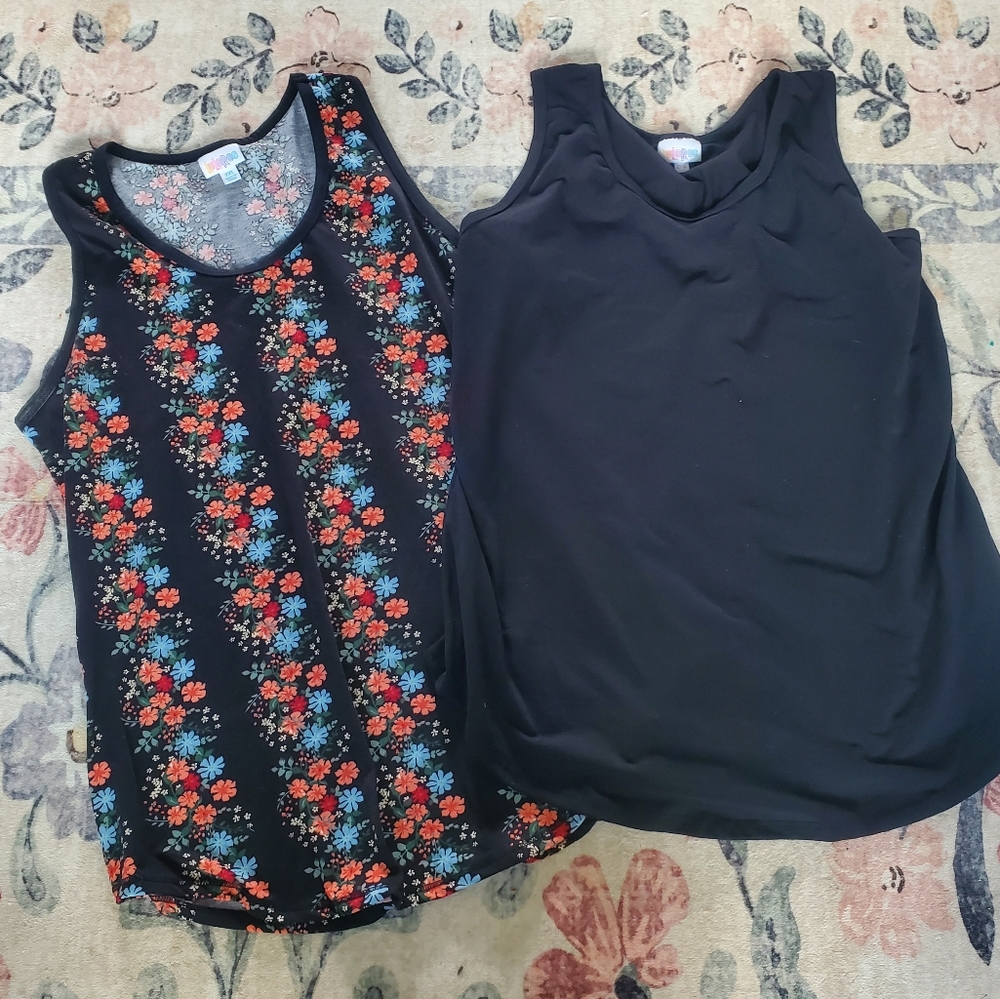 LulaRoe Sleeveless Tanks Lot 2XL